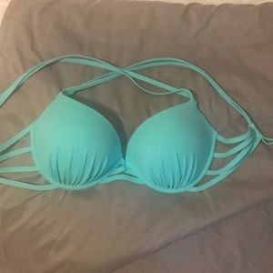Beautiful teal push up swim top!